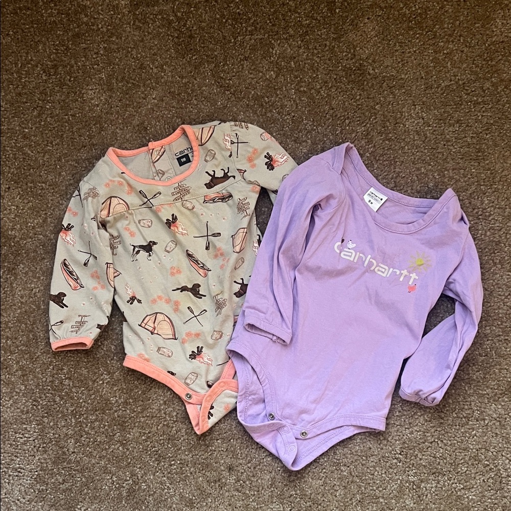 Carhartt long sleeve onsie bundle
